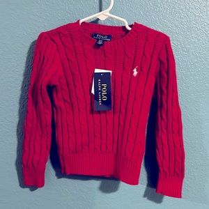 Toddler RL Polo Sweater NWT!